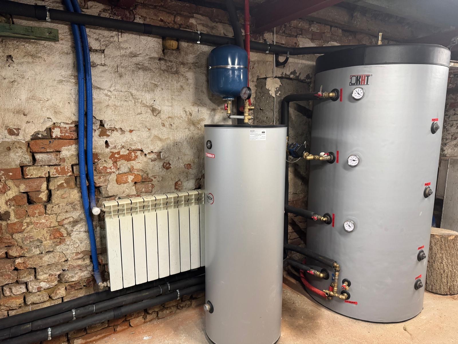 Kompletny system grzewczy z pompą ciepła